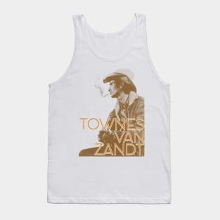 Townes Van Zandt - Live is to Fly Retro FanArt Tank Top